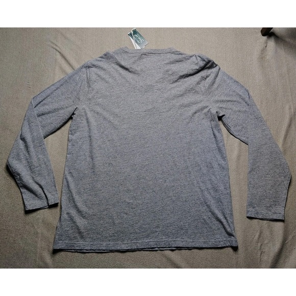 Polo Country Ralph Lauren Shirt Mens XL Gray Henley LS Classic Fit Pony Logo - Picture 6 of 10